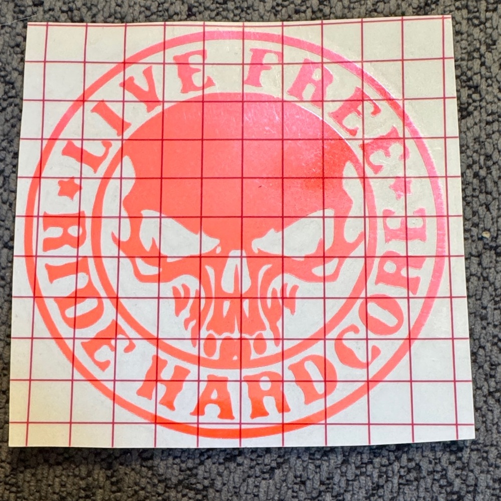 Live Free Ride Hardcore Decal - Picture 3 of 5